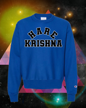 Load image into Gallery viewer, Hare Krishna Heavyweight Champion Reverse Weave Sweatshirt Blue
