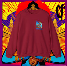 Load image into Gallery viewer, Hare Krishna Flag Sweatshirt Maroon
